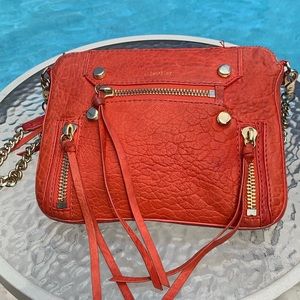 Botkier papaya ( orange red) leather crossbody bag